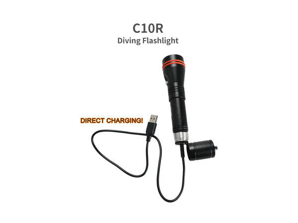 Archon C10R Diving Flashlight | Direct Charging - 1,200 LM