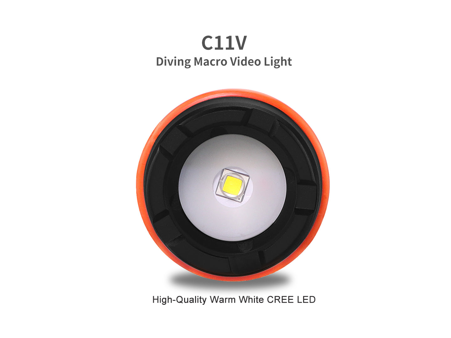 Archon C11V Diving Macro Video Light with Snoot - 1,200 LM
