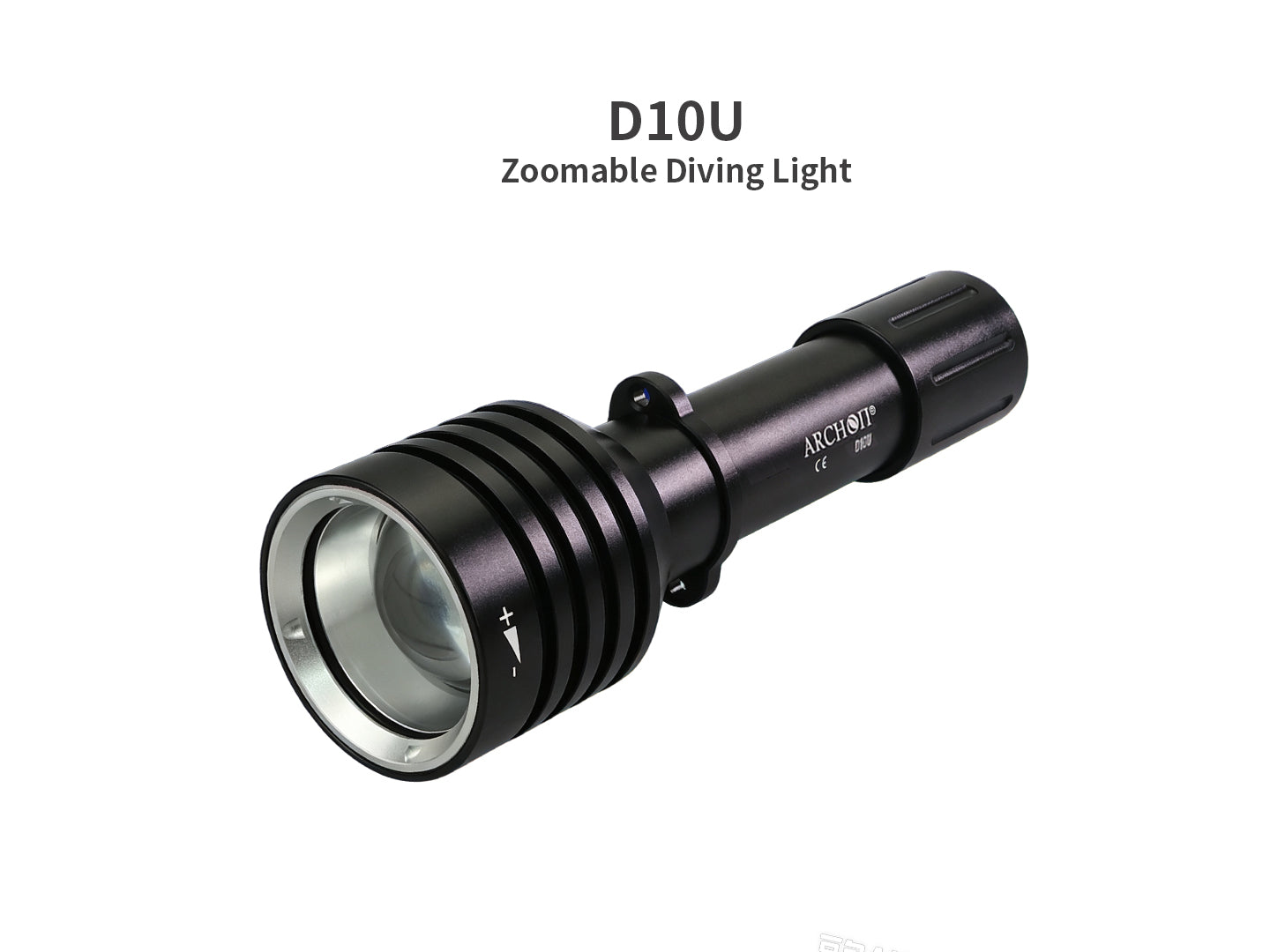 Archon D10U Zoomable Diving Light - 860 LM