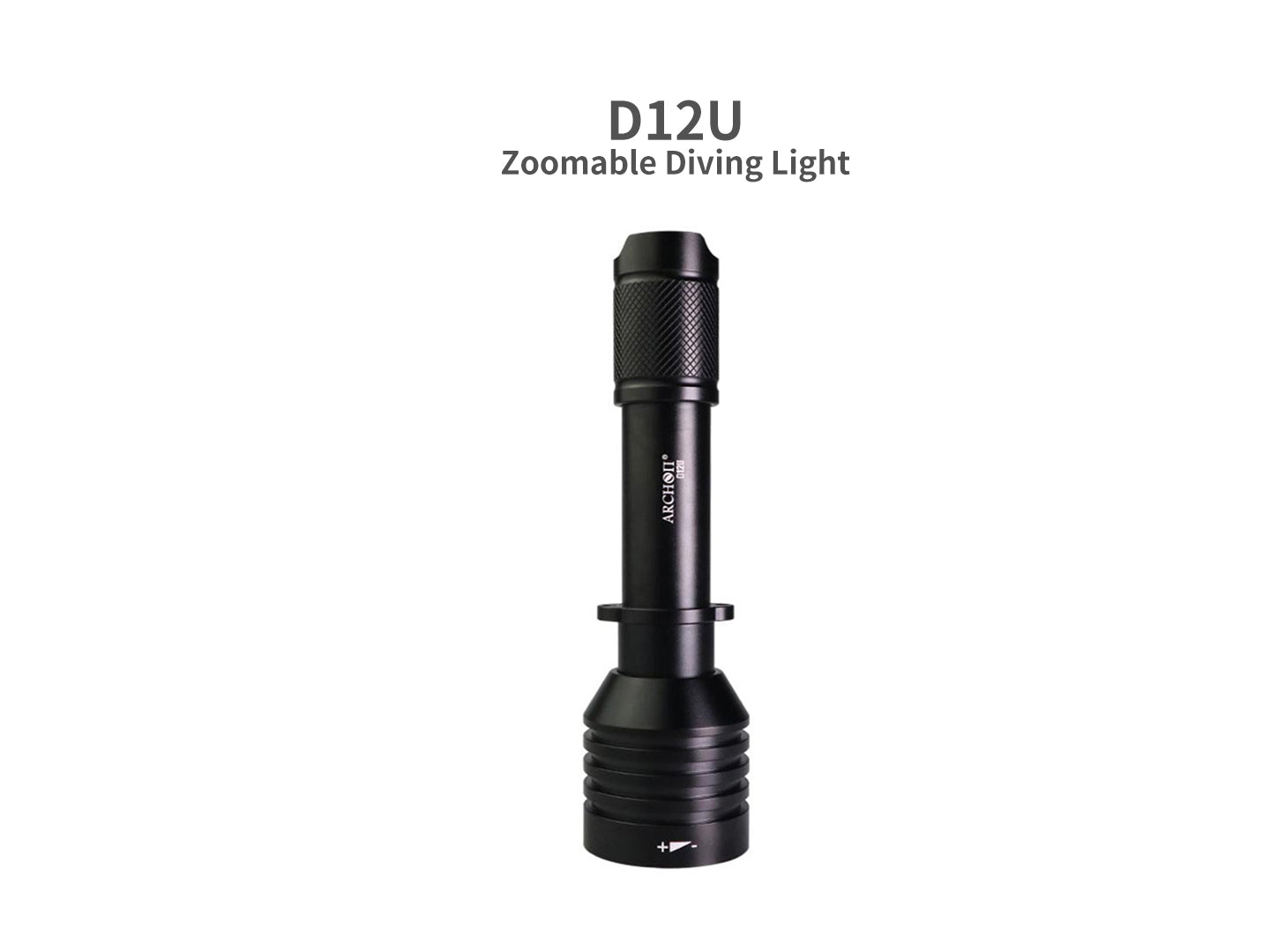 Archon D12U Zoomable Diving | White, Red & Blue Lights - 1,200 LM