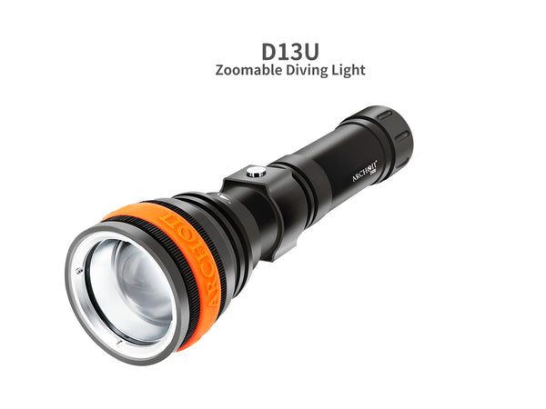 Archon D13U Zoomable Diving Light - 2,000 LM