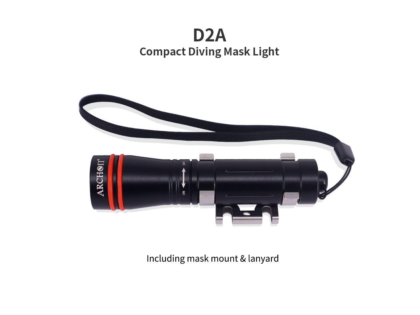 Archon D2A Compact Diving Mask Light - 450 LM