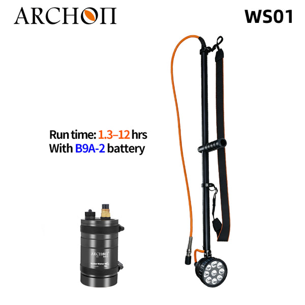 Archon WS01 Long-Pole Diving & Beachcombing Light - 13,800 LM