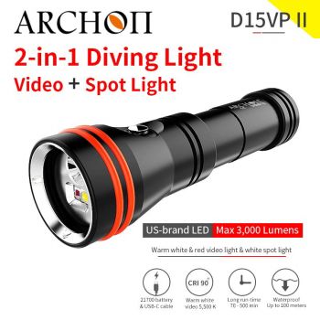 Archon Dive Video Light D15VP II