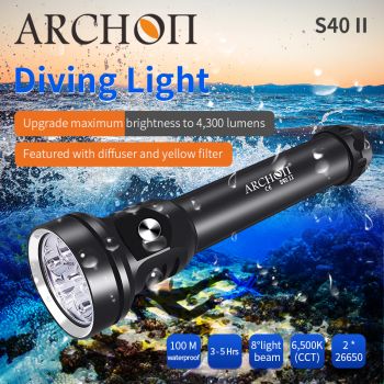 Archon Diving Flashlight S40 II